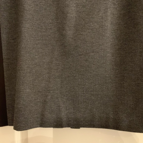 Tahari ASL Gray Color Block Skirt - Picture 3 of 8